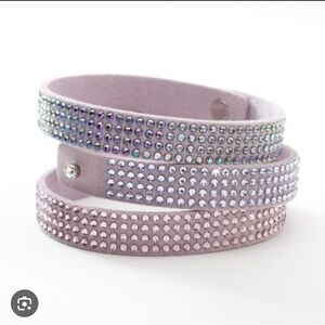Touchstone Crystal Tri Wrap Bracelet
